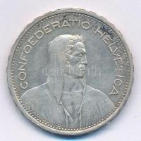 Svájc 1933B 5Fr Ag T:2 patina
Switzerland 1933B 5 Francs Ag C:XF patina 
Krause KM#40