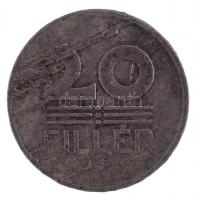 1959. 20f Al technológiai hibás veret (anyagfölösleg) T:2