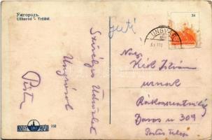 1939 Ungvár, Uzshorod, Uzhhorod, Uzhorod; Trziste / piac, Jaroslav Kolar és Holic üzlete, bank  / ma...