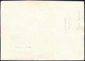 Homm Pál (1907-1987) színész aláírása az őt ábrázoló fotón