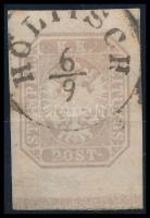 Newspaper stamp greyish brown, with bottom margin 