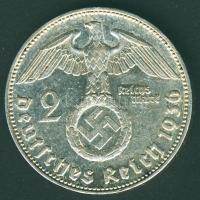 Német 3. Birodalom 1936J 2M Ag "Hindenburg" T:2/3 RR!!