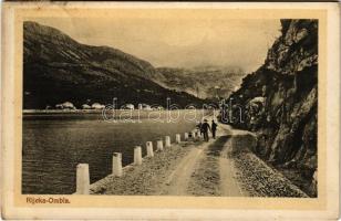 1911 Dubrovnik, Ragusa; Rijeka-Ombla / riverside, road (fl)