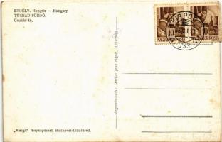 1943 Tusnádfürdő, Baile Tusnad; Csukás tó /  Lacul Ciucas / lake + "M. KIR. POSTA 353" (fl...