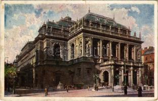 1921 Budapest VI. Királyi operaház. Művészlevelezőlap Hausner H. 7014/18. (kis szakadás / small tear)