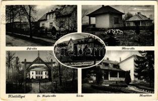 1941 Piliscsaba, Klotildliget; Pál villa, Hiros villa, Dr. Kopits villa, Zárda, Hospitium. Ferhétz I...