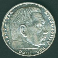 Német 3. Birodalom 1939A 2M Ag "Hindenburg" T:2