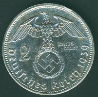 Német 3. Birodalom 1939A 2M Ag "Hindenburg" T:2/3+ ph.