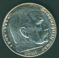 Német 3. Birodalom 1939A 2M Ag "Hindenburg" T:2