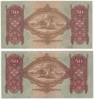 1932. 50P (2x) T:II,III szép papír Adamo P14