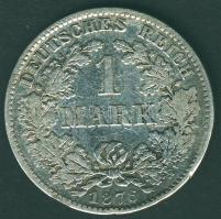 Német Birodalom/Császárság 1876H 1M Ag T:3/3- ph.