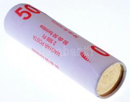 2020. 10Ft Cu-Ni "Tisztelet a veszélyhelyzet hőseinek" (50x) hibásan "MAGYAR POSTA - 2500 Ft - 50 db 50 forintos" rolniban T:1