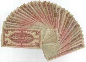 1945. 10.000P (34x) vegyesen "MNB" bélyeggel és nélküle T:III,III- Adamo P23,23e