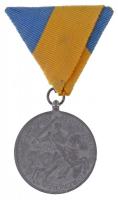 1941. Délvidéki Emlékérem cink emlékérem mellszalaggal. Szign.: BERÁN L. T:2 oxidáció Hungary 1941. Commemorative Medal for the Return of Southern Hungary zinc medal ribbon. Sign.:BERÁN L. C:XF oxidation NMK 429.
