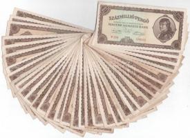 1946. 100.000.000P (37x) T:III,III- többnél szép papír Adamo P27