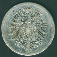 Német Birodalom/Császárság 1878E 1M Ag T:3/3- R!