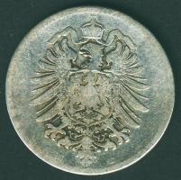 Német Birodalom/Császárság 1880E 1M Ag T:3/3-