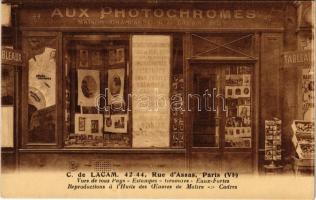 Paris, Aux Photochromes Maison Champagne C. de Lacam. 42-44. Rue dAssas / photographers shop