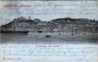 1905 Ancona, Panorama dal mare