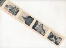 Lviv, Lwów, Lemberg; Kolumna Mickiewicza / statue, leporellocard with railway station (fl)