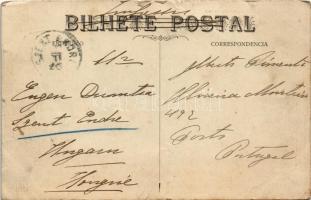 1907 Porto, Entrada da rua de Santo Antonio, Sa Da Bandeira, Armazem de Fazendas / street, shop of A...