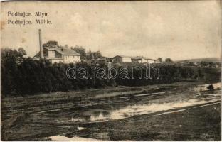 1916 Pidhaitsi, Pidhajci, Podhajce; Mlyn / Mühle / mill + Kommando der k.u.k. Baukompagnie No. 1/62. (EK)