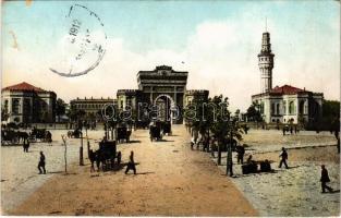 1912 Constantinople, Istanbul; Entrée et Tour du Séraskiérat / Beyazit Tower