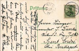 1905 Wroclaw, Breslau; Viele Grüsse. Art Nouveau