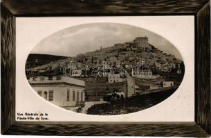 1911 Syros, Syra; Vue generale de la Haute Ville