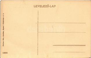 Budapest XI. Gellérthegy, Kelenhegyi Műteremház a Mányoki úton. Fellner Mór kiadása (fa)