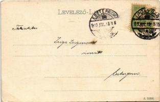 1903 Ipolyság, Sahy; Vármegyeház. Kanyó A. utóda 11. sz. / county hall (EK)