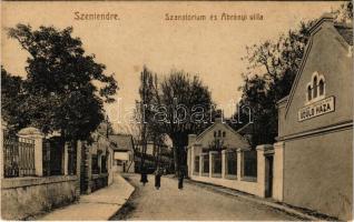 Szentendre, szanatórium és Ábrányi Villa, üdülőháza