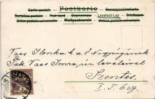 1901 Armenien. Otto W. Hoffmann Dep. 1076. / Armenian folklore, lady. Art Nouveau, litho