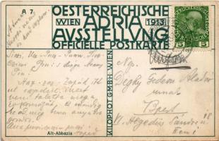 1913 Wien, Vienna, Bécs; Oesterreichische Adria Ausstellung, Alt-Abbazia / Austrian Adriatic Exhibit...