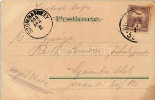 1900 Törpék / Dwarfes. litho