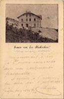 1895 (Vorläufer) Serák, Hochschar; Gruss von... / tourist rest house