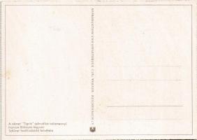 Második világháborús német katonai lap. Német "Tigris" páncélos. Schürer haditudósító felv...