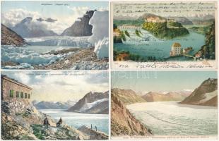 50 db RÉGI svájci város képeslap jó minőségben / 50 pre-1945 Swiss town-view postcards in good quality