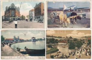 47 db RÉGI amerikai és puerto ricó-i város képeslap jó minőségben / 47 pre-1945 American (USA) and Puerto Rican town-view postcards in good quality