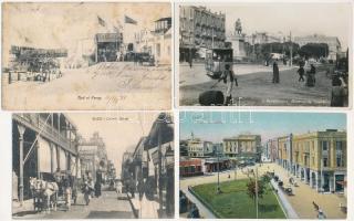 39 db RÉGI afrikai és ázsiai város képeslap jó minőségben / 39 pre-1945 African and Asian town-view postcards in good quality