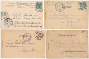 14 db RÉGI osztrák litho város képeslap vegyes minőségben / 14 pre-1945 Austrian litho town-view pos...