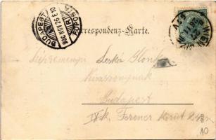 1900 Wien, Vienna, Bécs XIX. Kahlenbergerdorf, Bahnhof / railway station