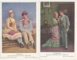 40 db RÉGI osztrák színész motívum képeslap: Alexander Girardi / 40 pre-1945 motive postcards: Alexa...