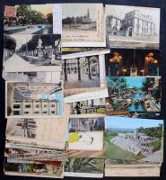 70 db főleg MODERN mexikói város képeslap vegyes minőségben / 70 mostly modern Mexican town-view postcards in mixed quality