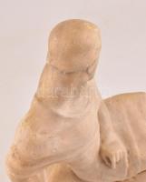 Csorba Géza (1892-1974): Ady Endre síremléke. Kerámia minta szobor a megvalósult emlékműhöz. Jelzés ...