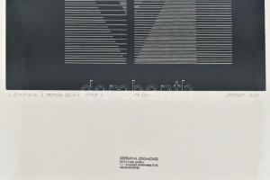 Serényi H. Zsigmond (1937-): Hommage a Bartók Béla, 2013. Szitanyomat, papír, jelzett, számozott (02...