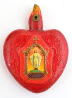 1938 A budapesti Nemzetközi Eucharisztikus Kongresszus alkalmából kiadott emléktárgy, szétnyitható l...