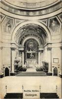 1912 Esztergom, Bazilika főoltára, belső. Szőllősy Testvérek Koronabazár kiadása (EK)
