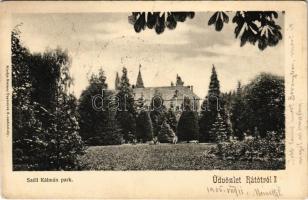 1905 Rátót, Száll Kálmán kastély park