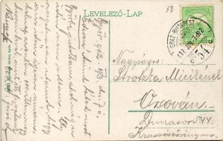 1912 Győr, látkép, Royal és Fehérhajó szálloda. Hermann Izidor kiadása + "GRAZ-BUDAPEST 54&quot...
